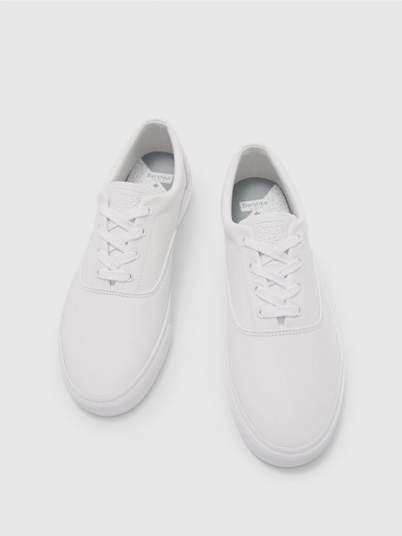 Simple White Shoes – April